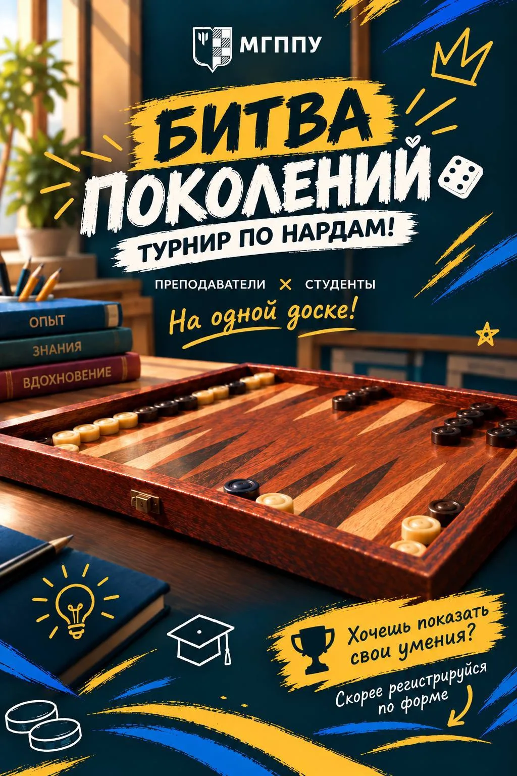 🎲БИТВА ПОКОЛЕНИЙ: ТУРНИР ПО НАРДАМ! 🎲