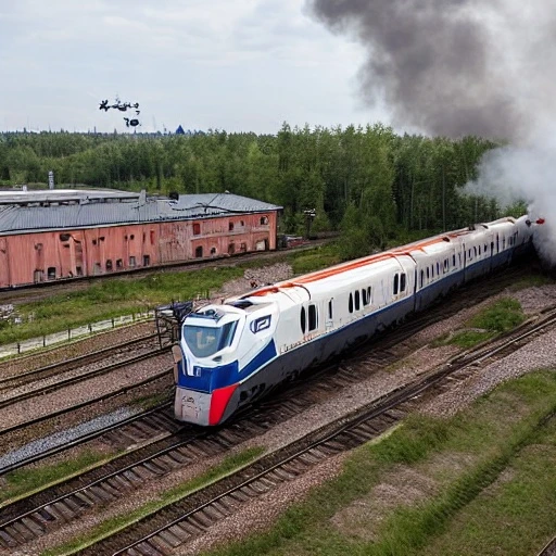 Железнодорожное сообщение в Брянской области прервано после нападения дронов. Атака при...