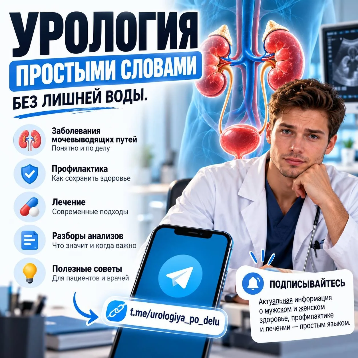 Урология простыми словами. Без лишней воды.