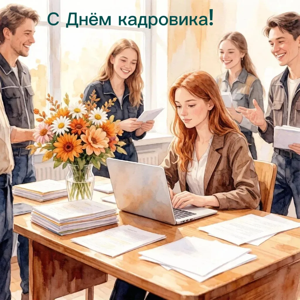 Мои дорогие, любимые, незабываемые друзья и коллеги, поздравляю вас всех с Днём кадрови...