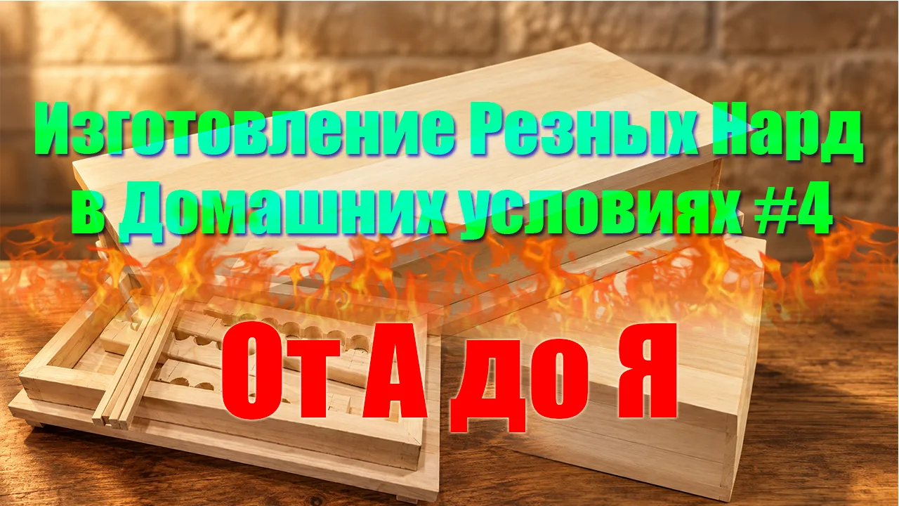 Изготовление Резных Нард в Домашних условиях