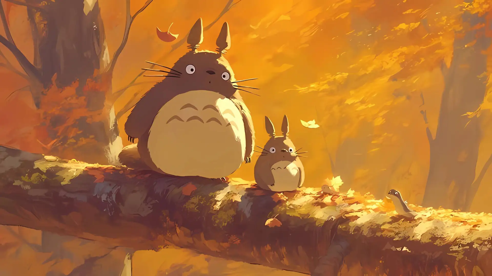 Осенние Обои по аниме и Японии для компьютера 🍂