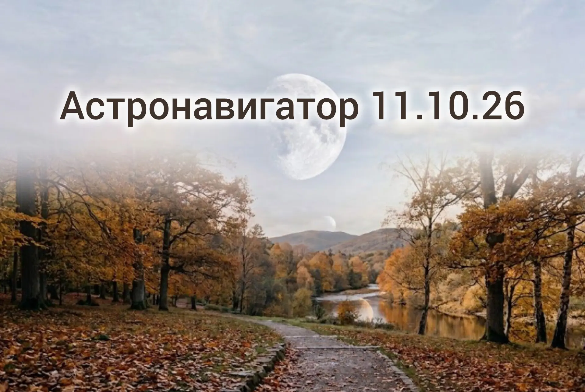 ✨ Астронавигатор на 11 октября 2026