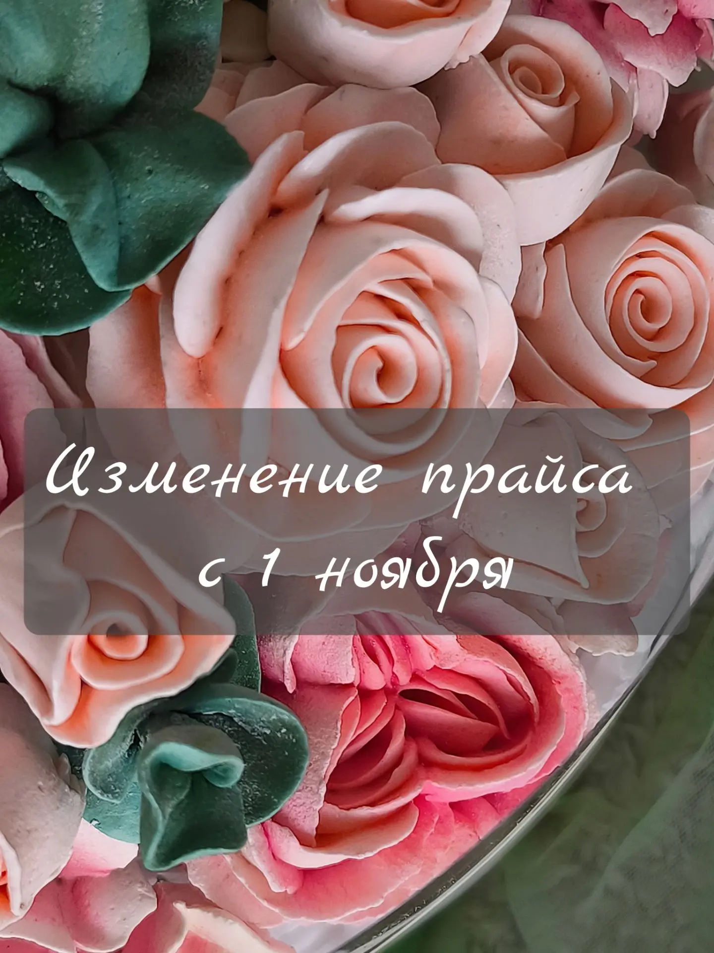 С 1 ноября повышение прайса!