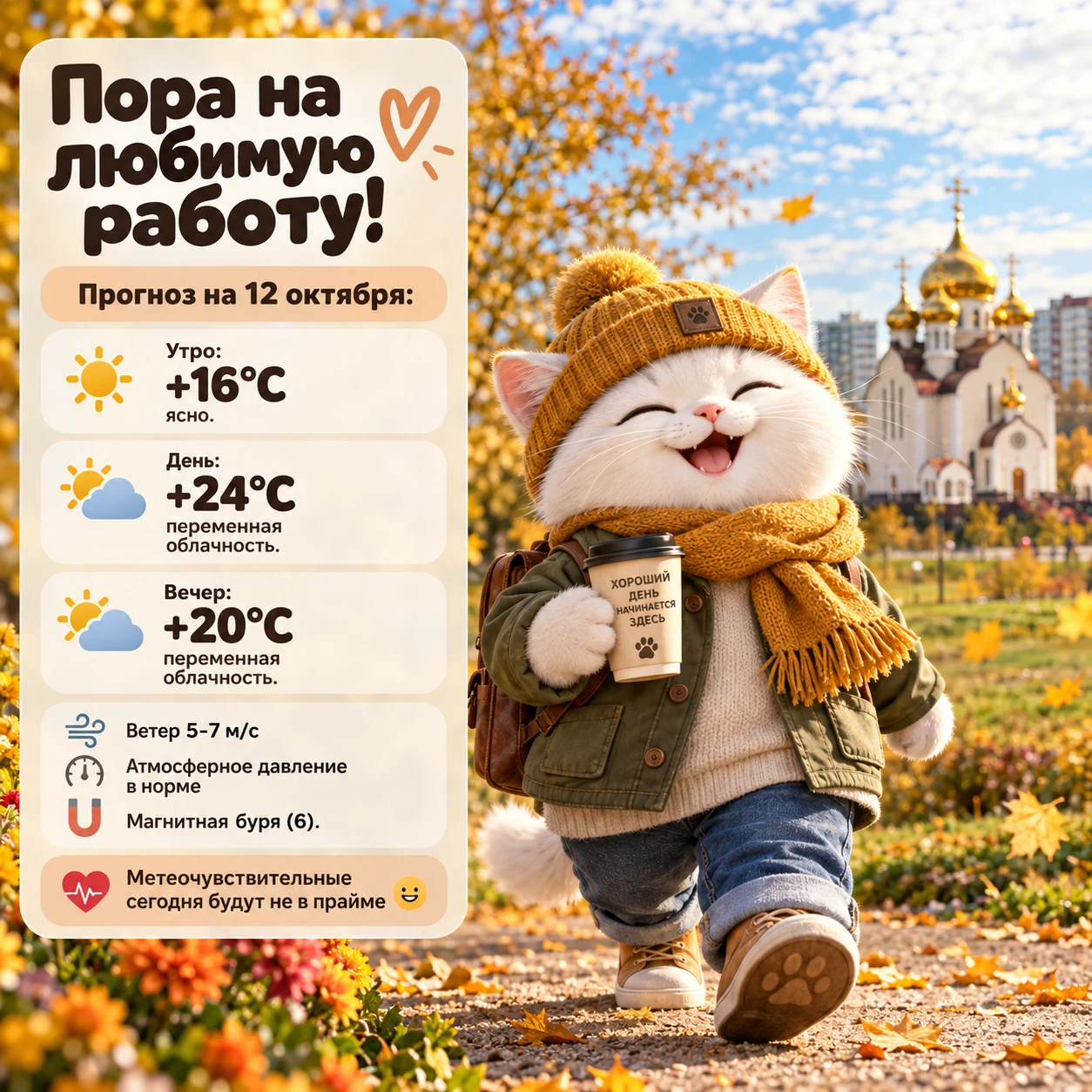 Пора на любимую работу!