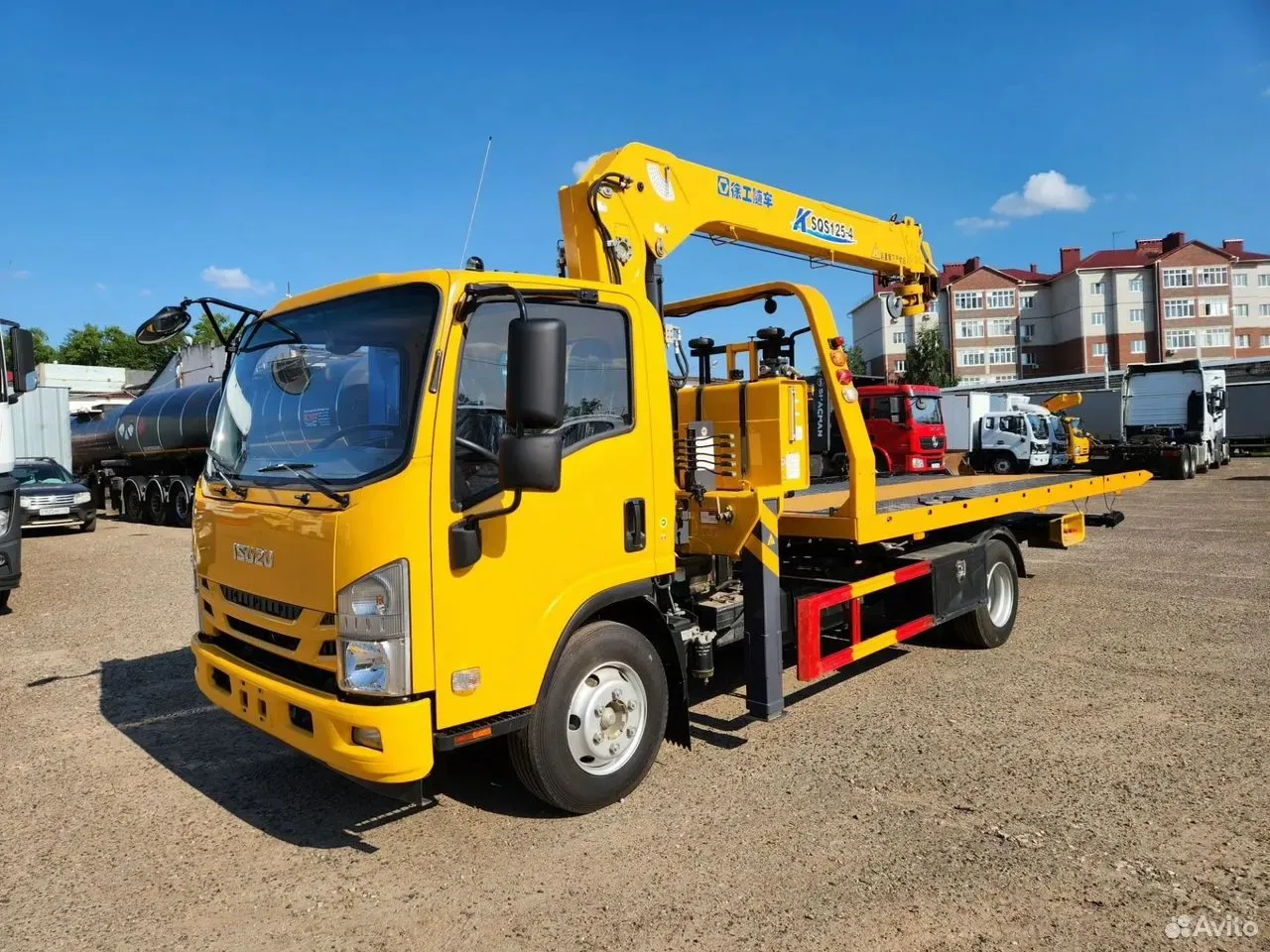 ⚡ В НАЛИЧИИ! Эвакуатор Isuzu Elf с КМУ XCMG, 2025 г.в.