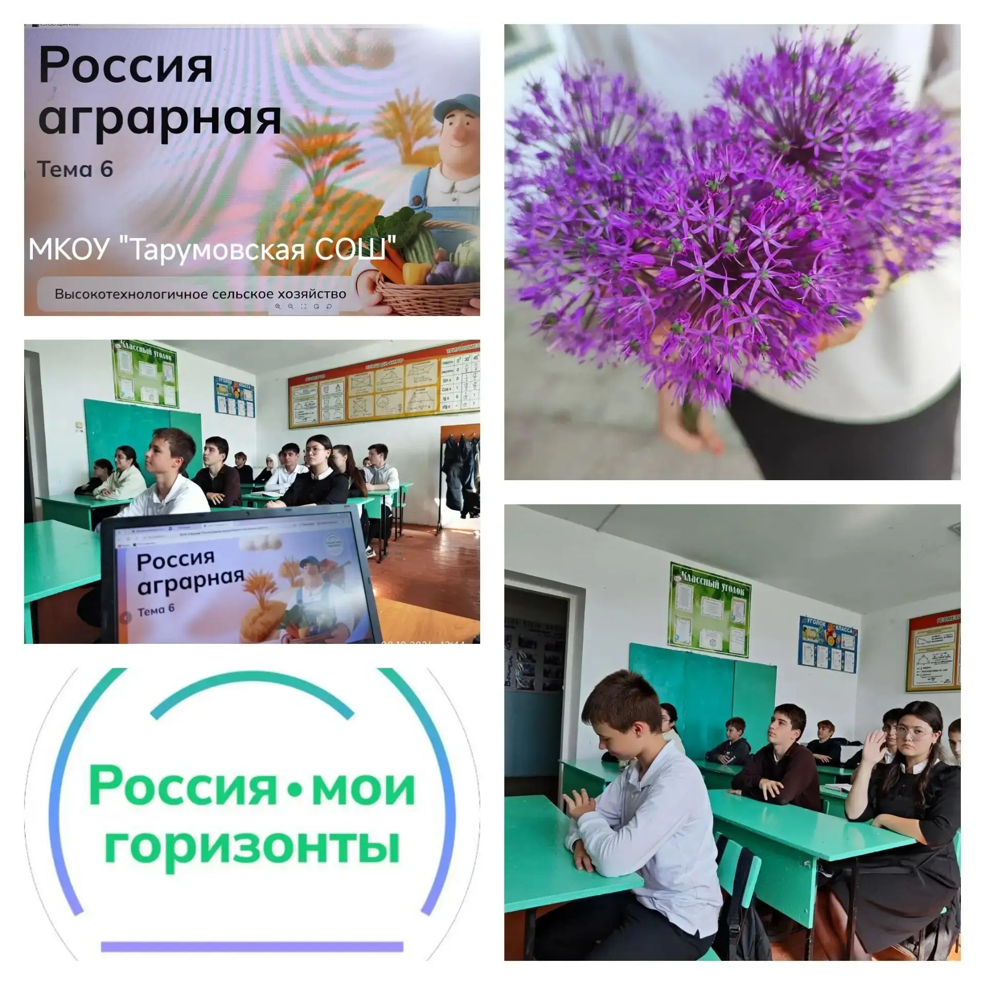 Сегодня, 8 октября в нашей школе прошел профориентационный урок «Россия — мои горизонты...
