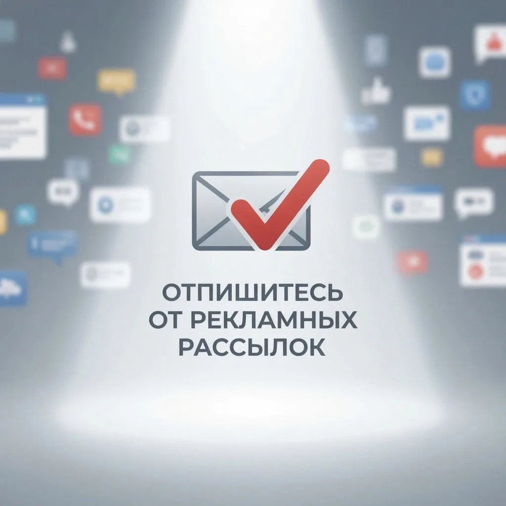 Отпишитесь от рекламных рассылок - меньше информационного шума и искушений.