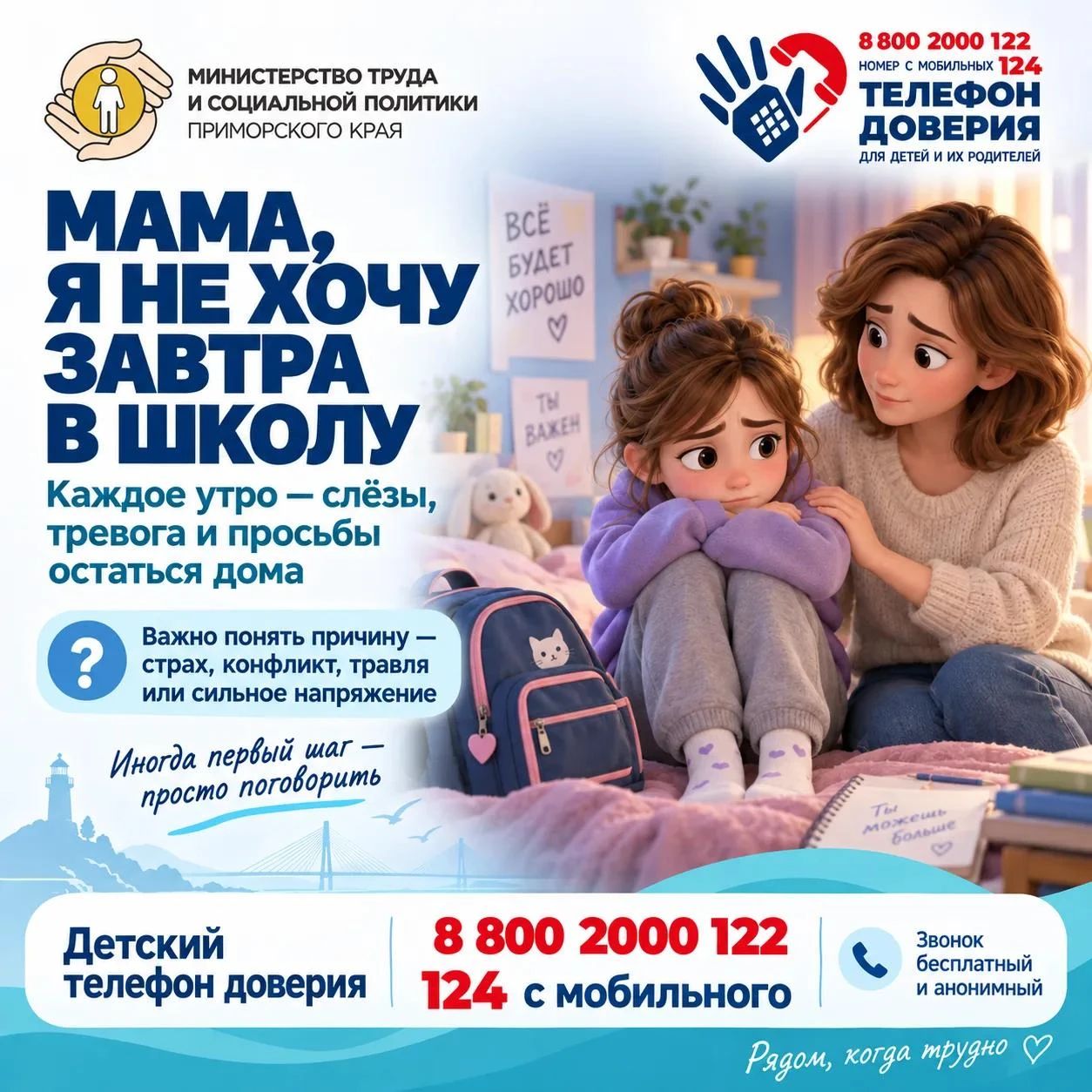🎒 «Мама, я не хочу завтра в школу»