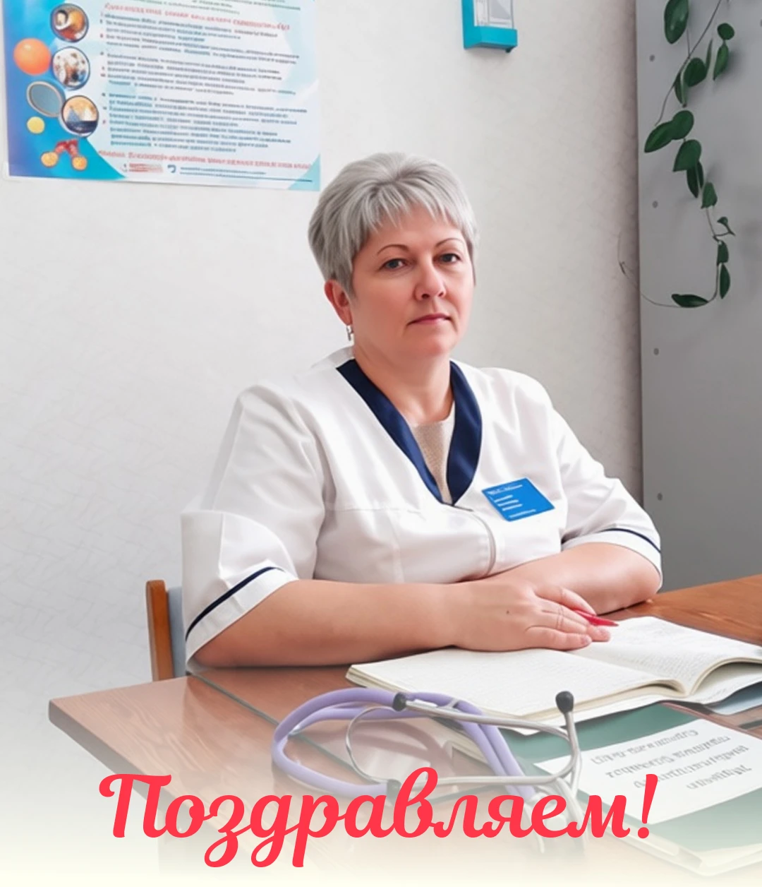 Сегодня мы поздравляем с Днём рождения нашу уважаемую коллегу, фельдшера Озёрского ФАП ...