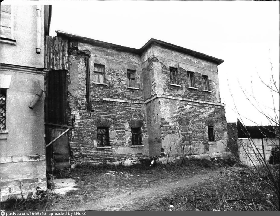Николо-Перервинский монастырь. Патриаршие кельи. Западный фасад.