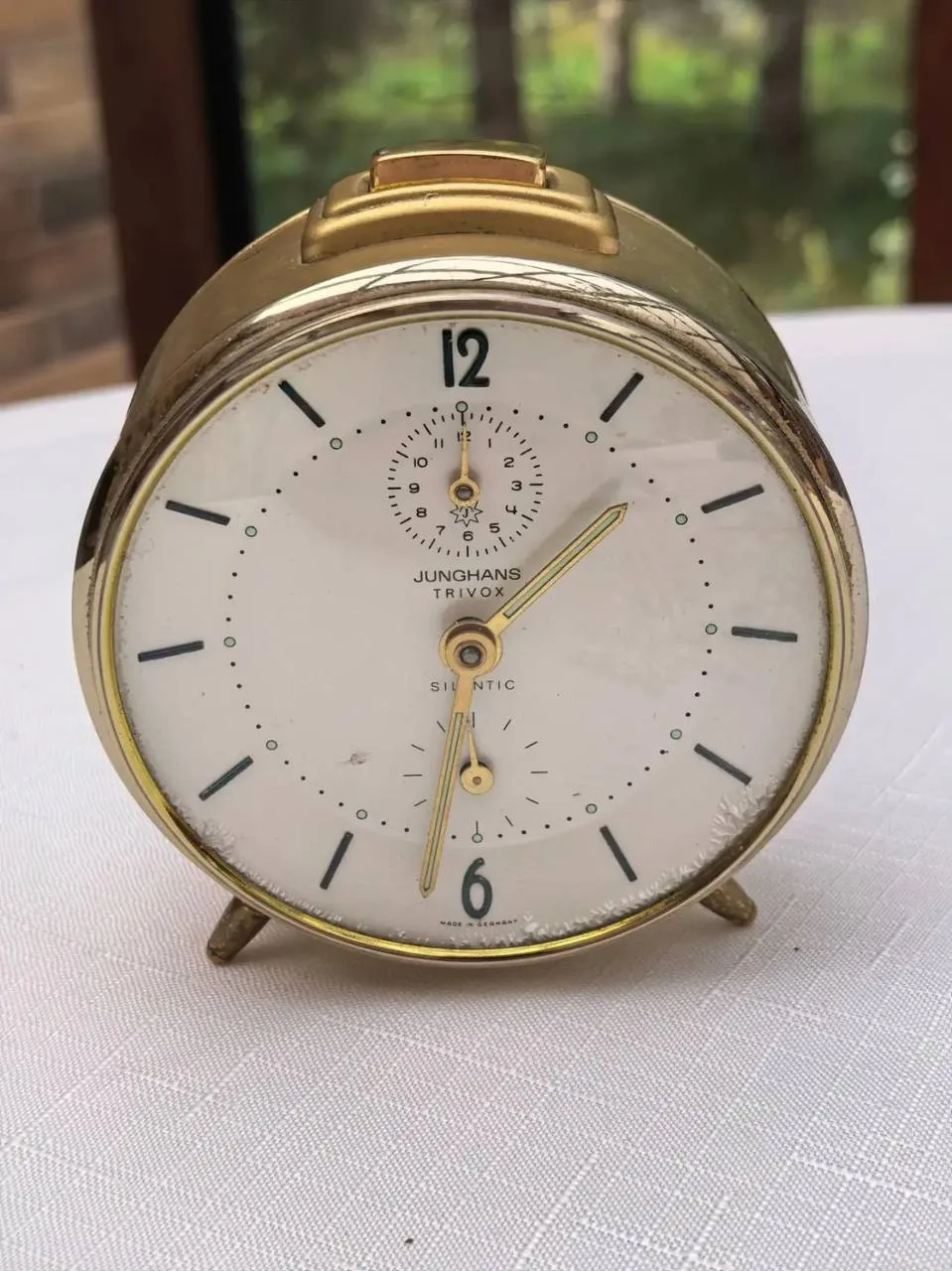 Винтажный будильник Junghans Trivox Silentic (Германия)