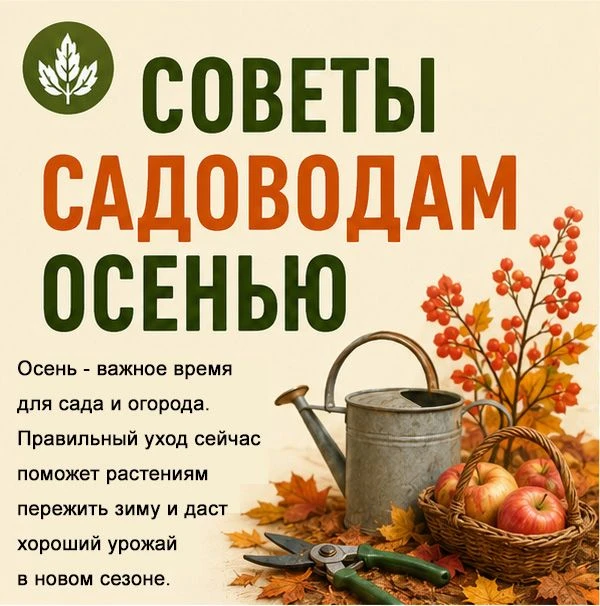 Осенний сад требует внимания не меньше, чем весенний!