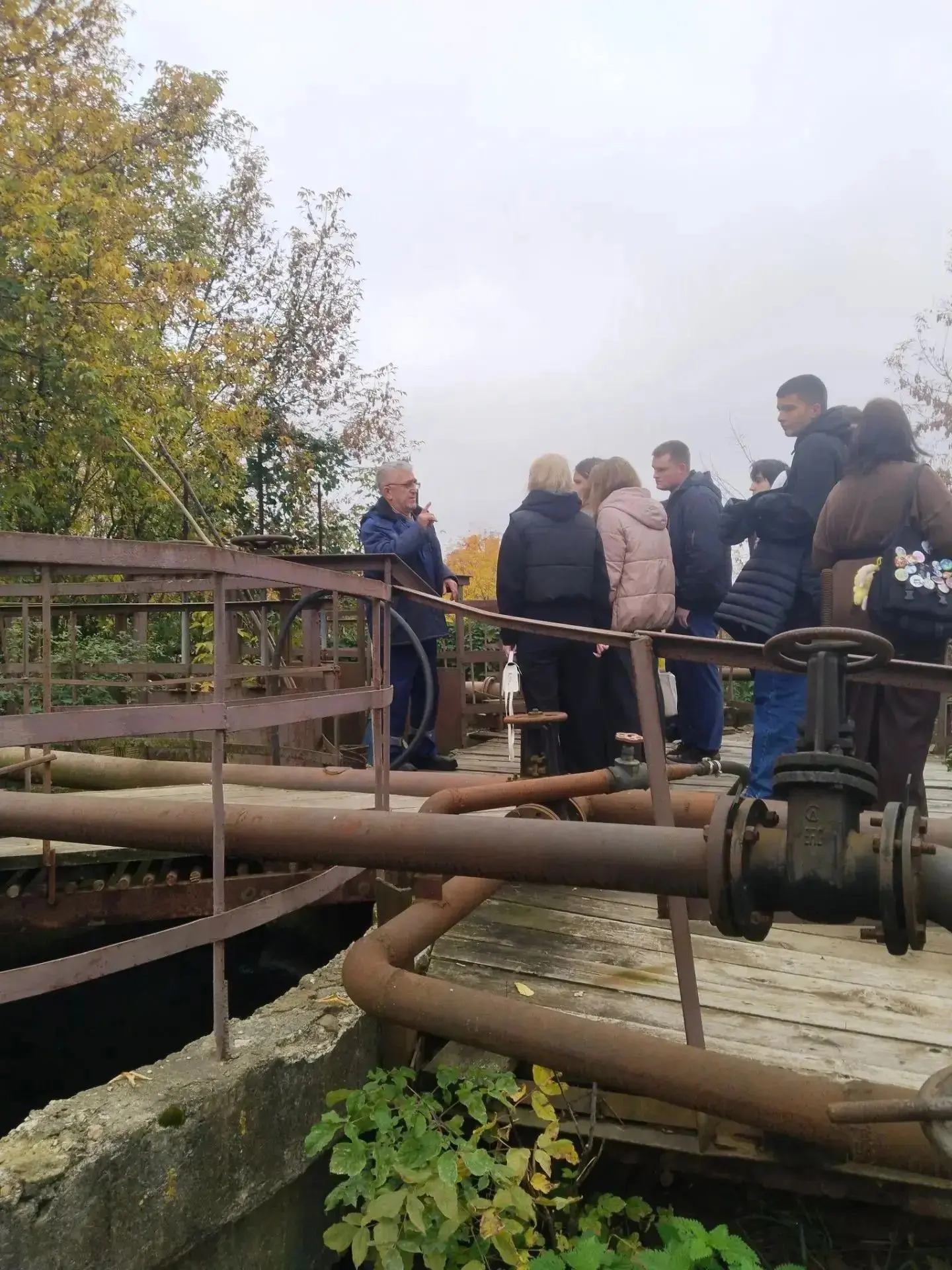 💧 Экскурсия студентов Электростальского колледжа на очистные сооружения Мособлводокана...