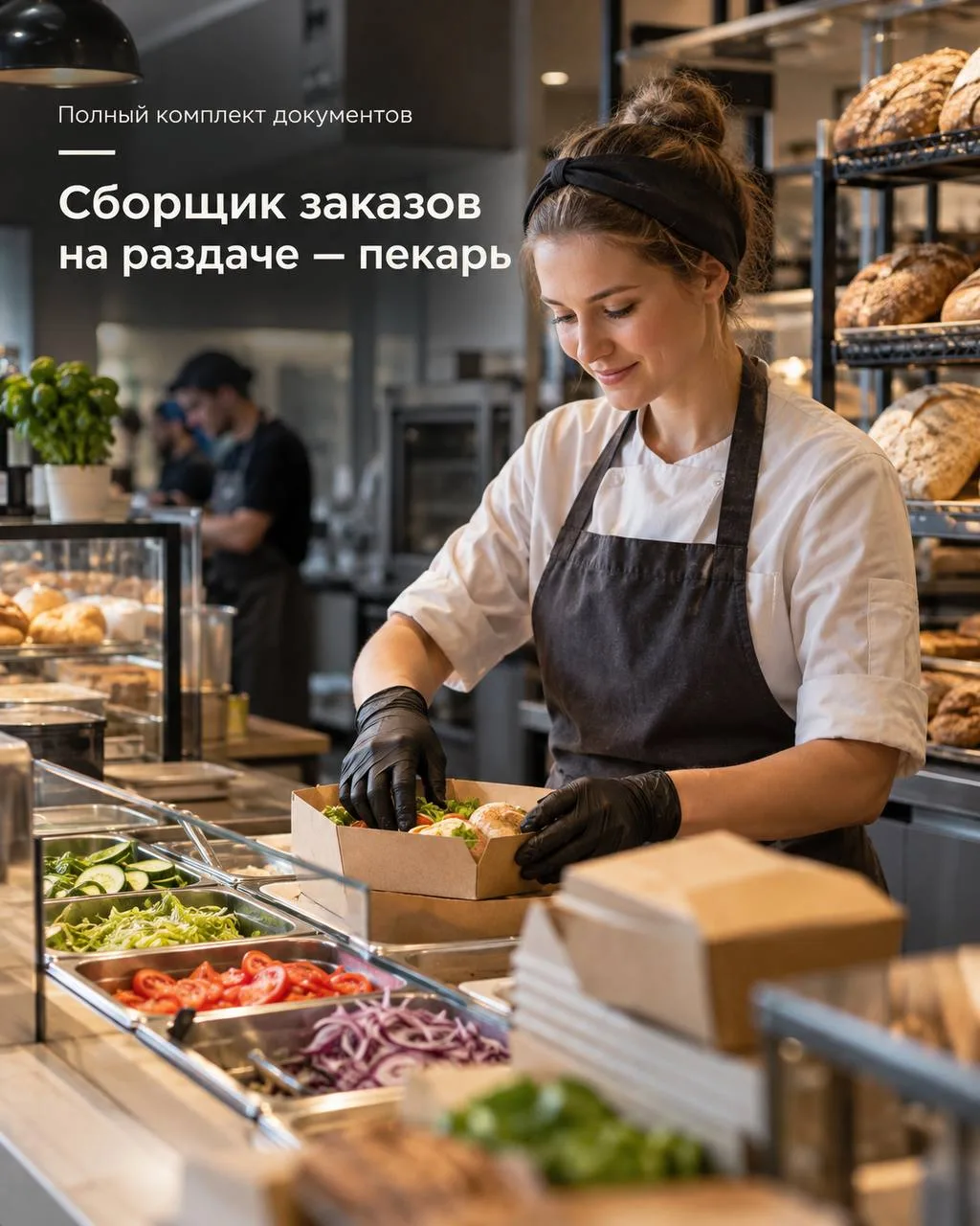 СБОРЩИК ЗАКАЗОВ НА РАЗДАЧЕ — ПЕКАРЬ