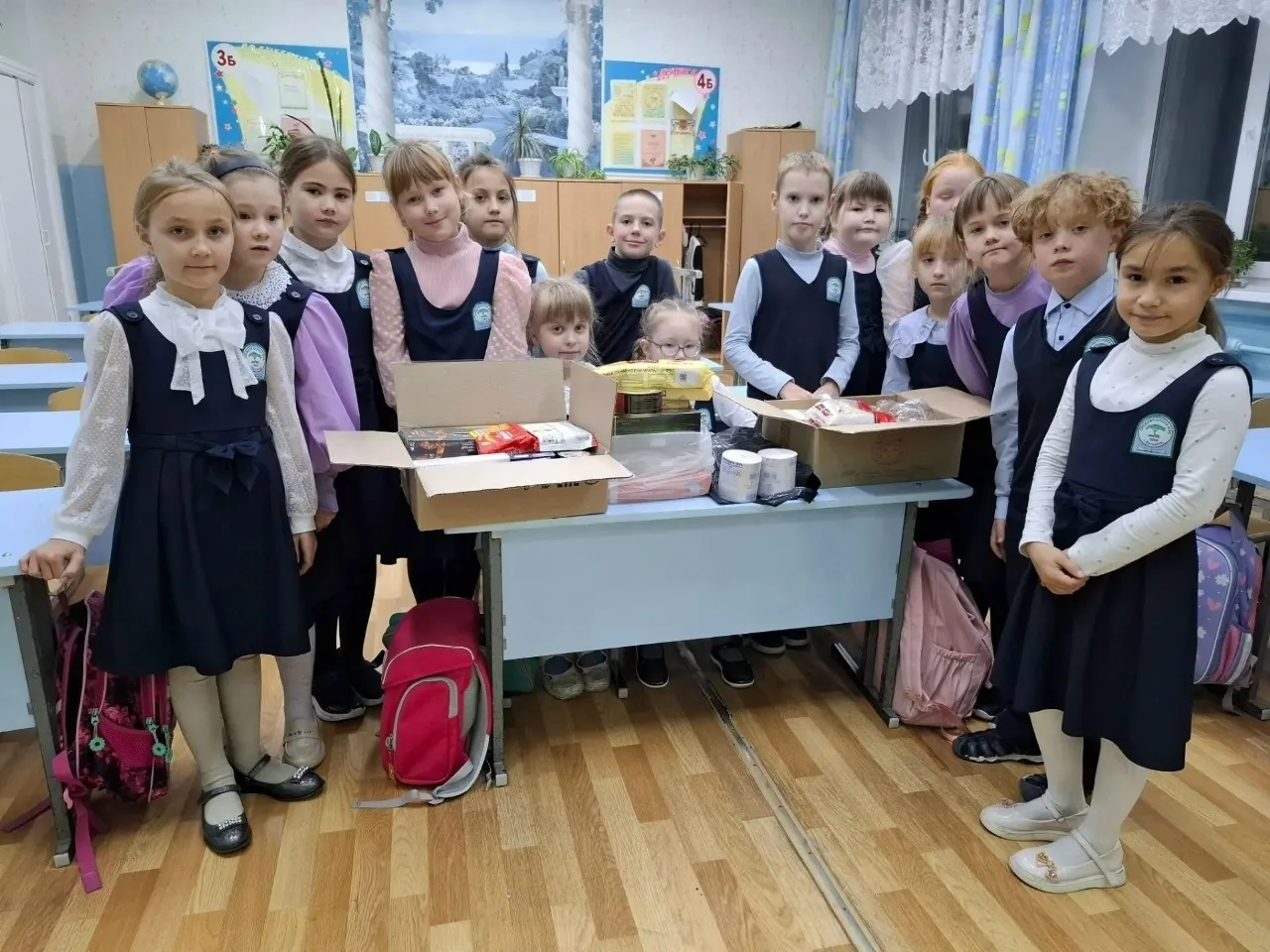🇷🇺Ученики, родители и педагоги Школы №22 объединились ради важного дела — поддержки з...