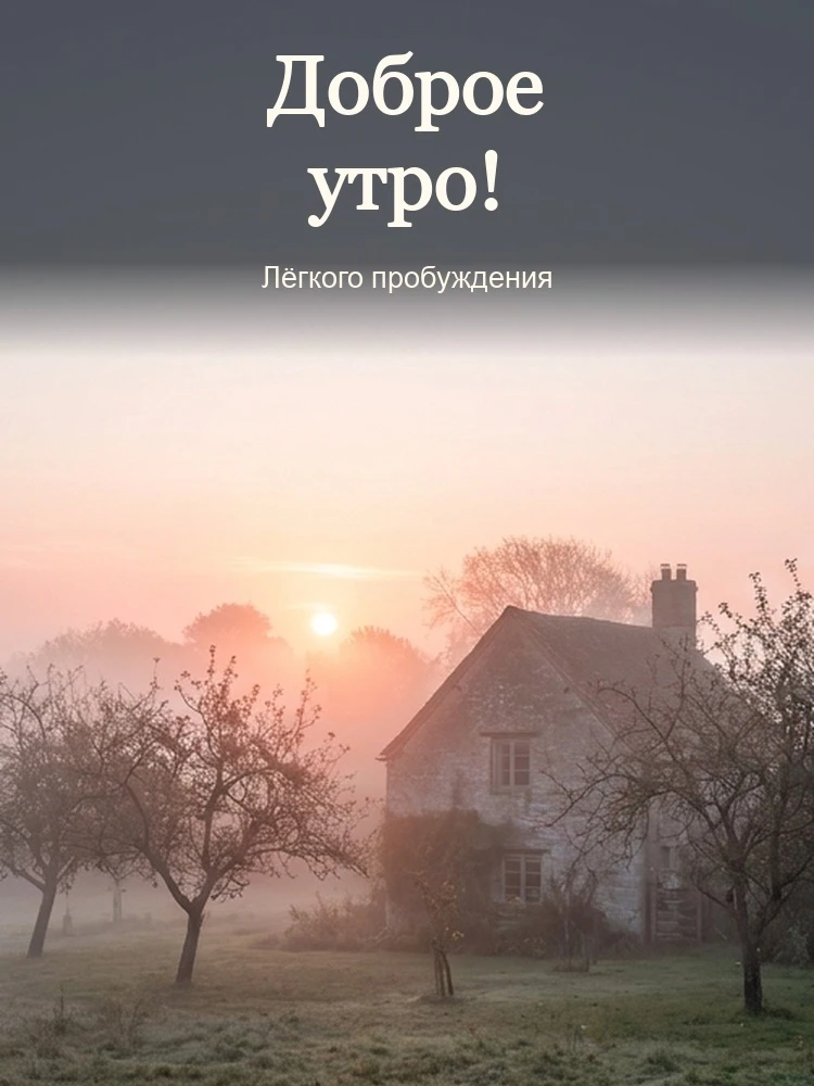 Доброе утро!