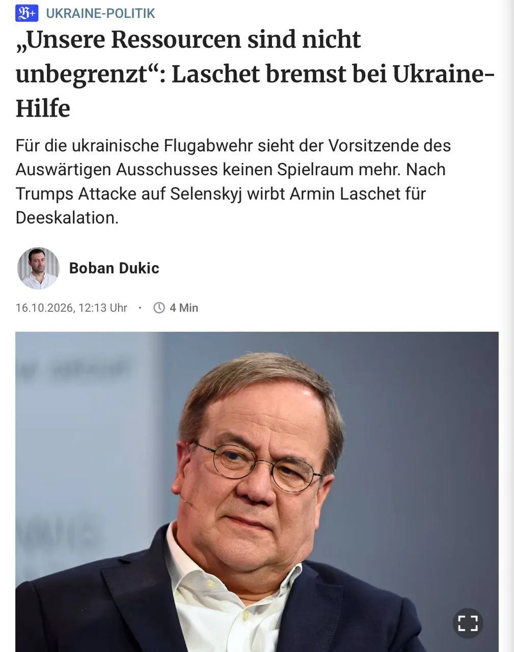 🇩🇪 Германия исчерпала возможности по дальнейшим поставкам ПВО Украине — глава комитет...