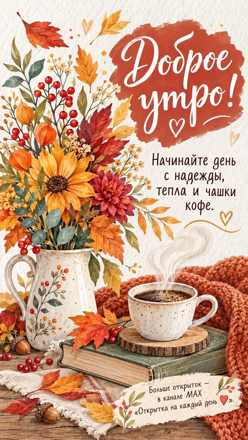 ДОБРОЕ УТРО 🍂☀️☕️