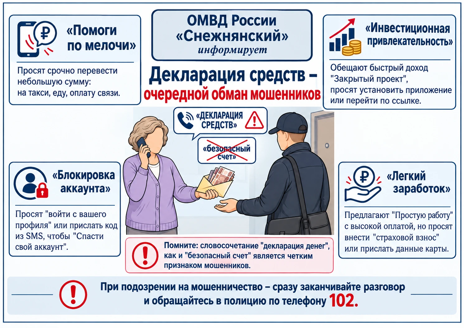Сотрудники полиции уберегли пенсионера от потери 1,4 млн рублей и задержали курьера афе...