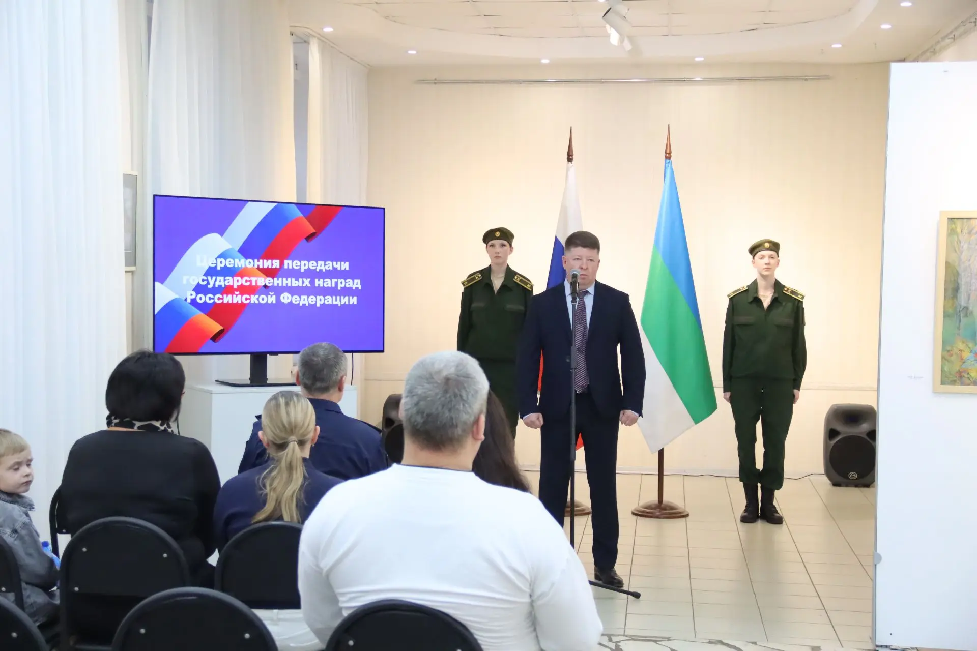 В Сыктывкаре прошла церемония передачи государственных наград семьям героев, погибших в...