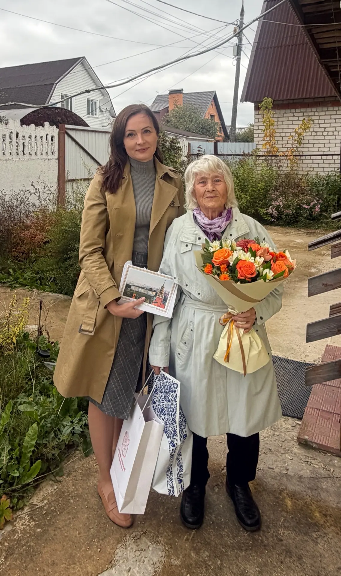 Сегодня я приехала поздравить с днём рождения нашу удивительную долгожительницу — Марию...