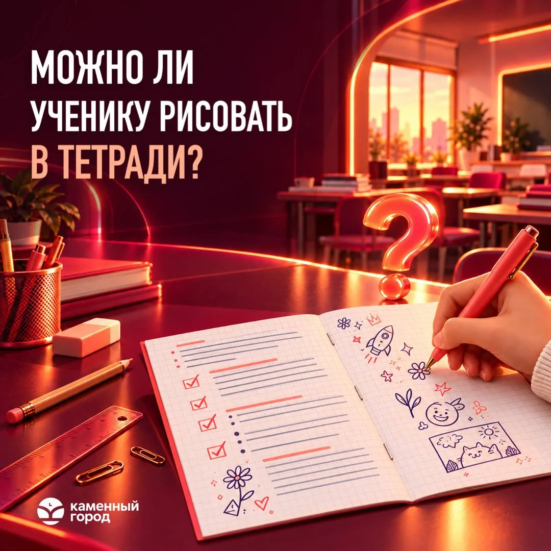Рисунки на полях: творчество или неуважение к уроку?