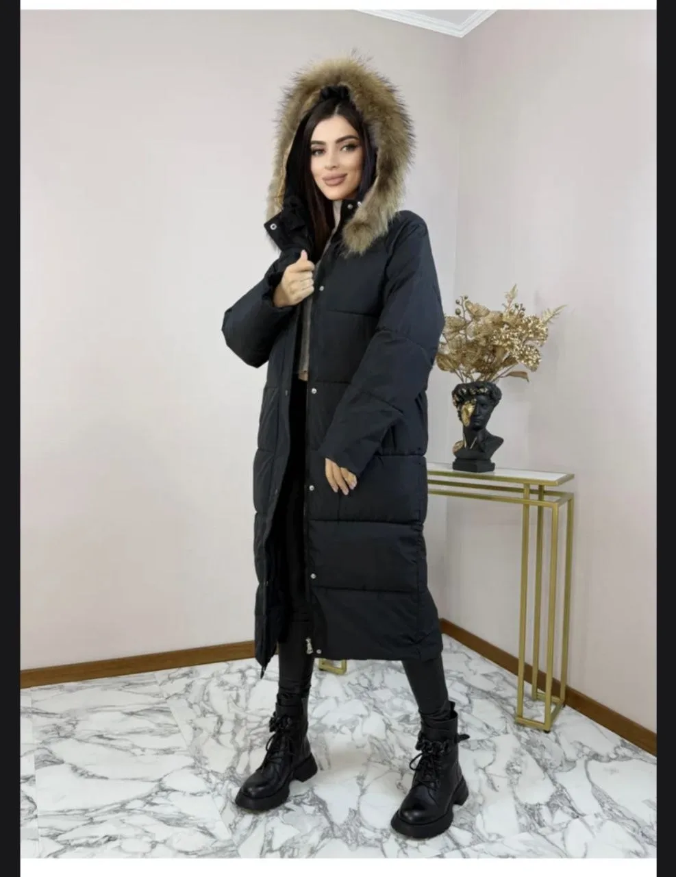 Куртка зимняя длинная fadio