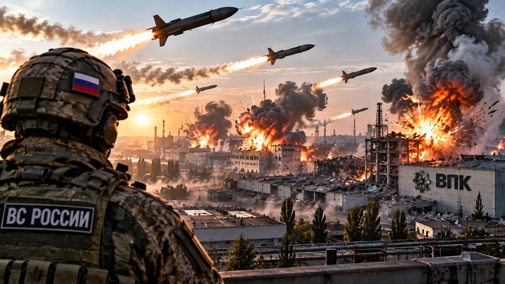 ВС России поразили объекты ВПК Украины