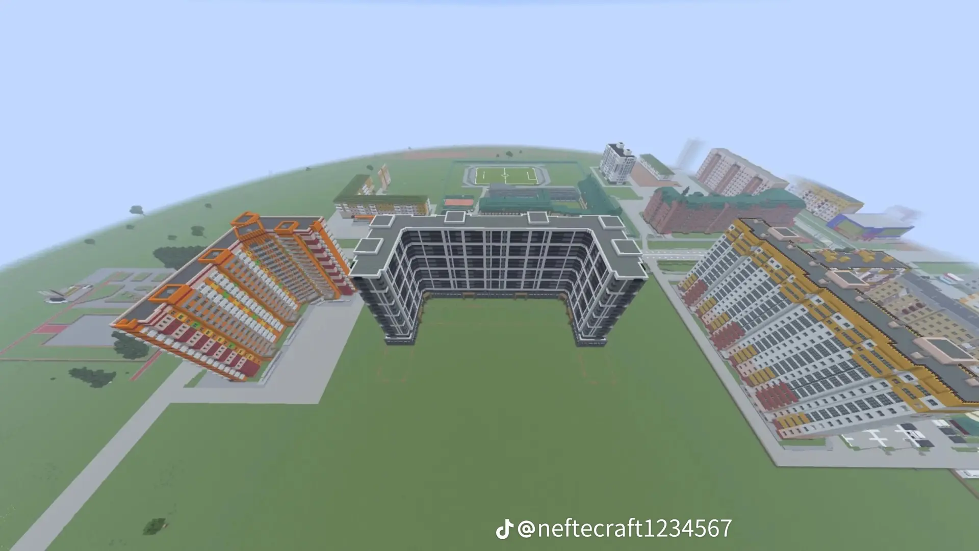 Подросток из Югры в одиночку строит Нефтеюганск в Minecraft