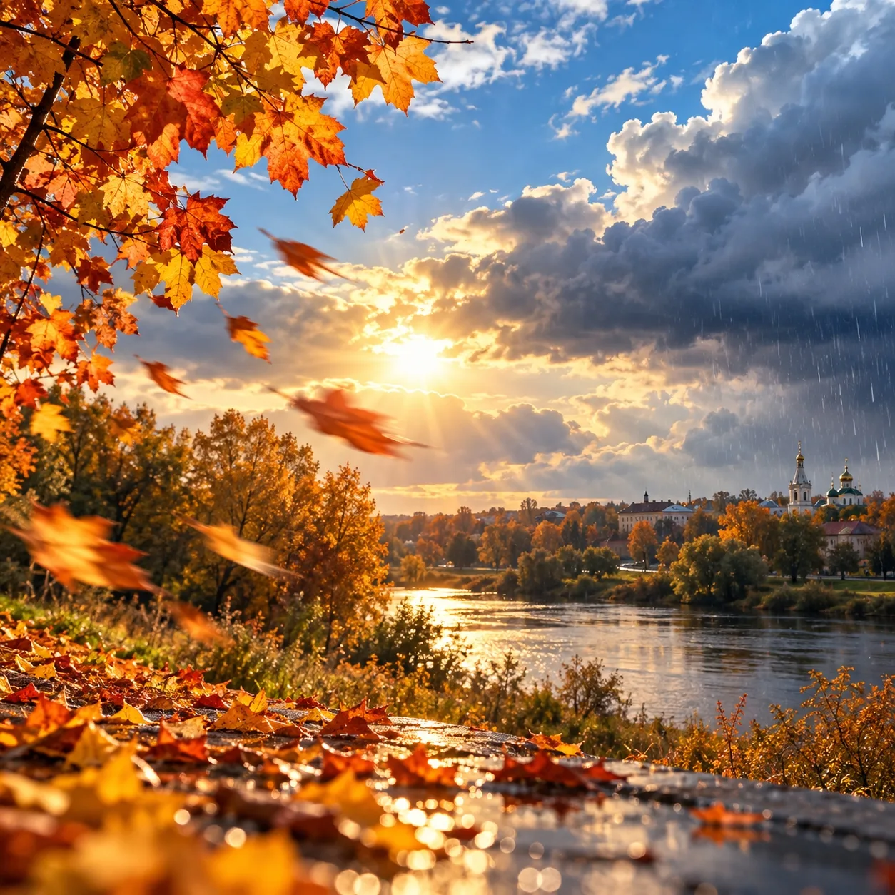 🌤 До +21°C, но с сильным ветром: какая погода ждёт Брянщину 11 октября?