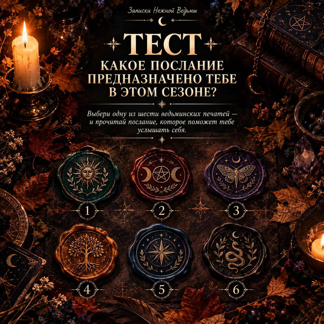 ТЕСТ: КАКОЕ ПОСЛАНИЕ ПРЕДНАЗНАЧЕНО ТЕБЕ В ЭТОМ СЕЗОНЕ?