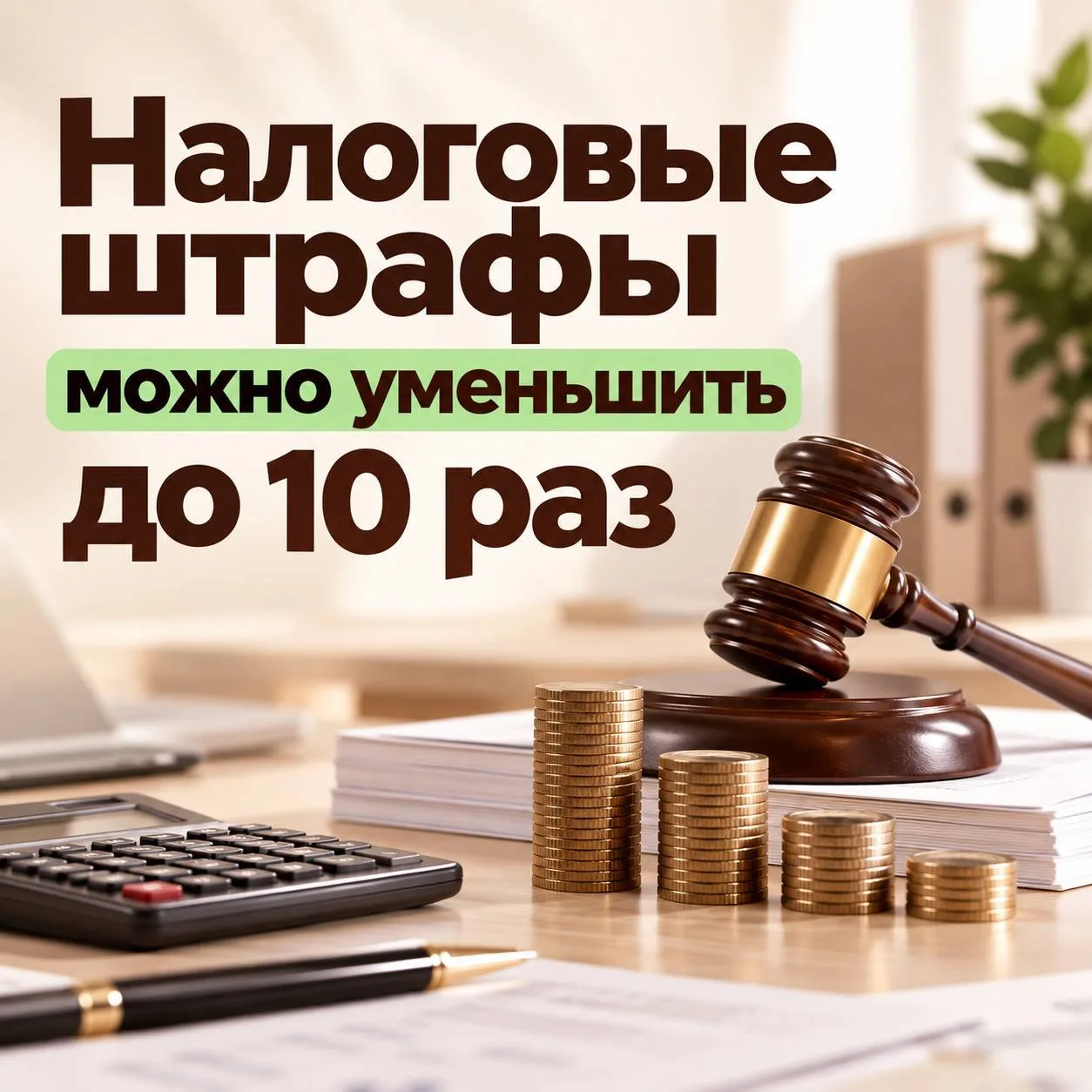 Штраф от налоговой? Не спешите платить — его можно уменьшить в 10 раз!