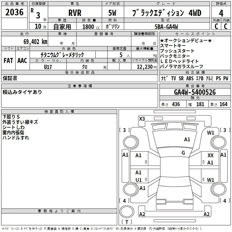 Япония 🇯🇵 MITSUBISHI RVR 2021