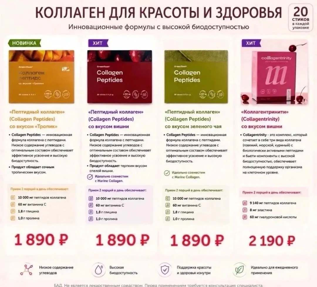 ‼КАКОЙ КОЛЛАГЕН ВЫБРАТЬ?