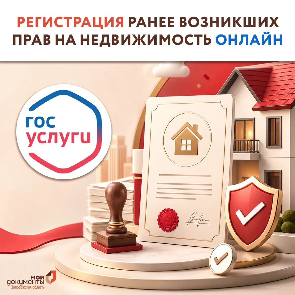 Регистрация ранее возникших прав на недвижимость онлайн