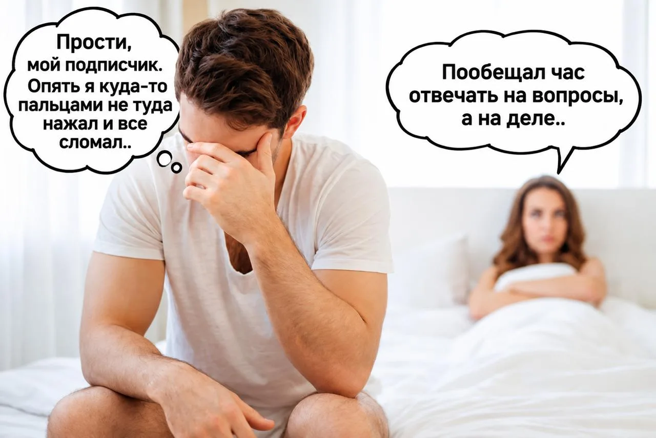 🫥Я — технический импотент.