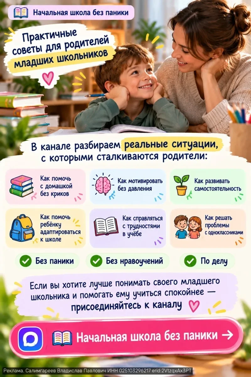 😩 «Он опять не хочет делать уроки...»