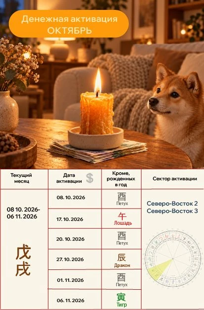 💵💵💵АКТИВАЦИЯ ДЕНЕЖНОЙ ЗВЕЗДЫ НА ОКТЯБРЬ 2026