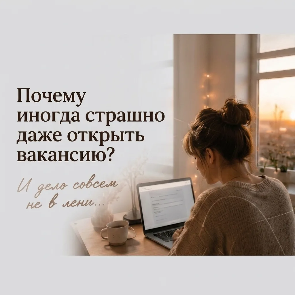 Иногда самый сложный шаг — не отправить резюме.👀
