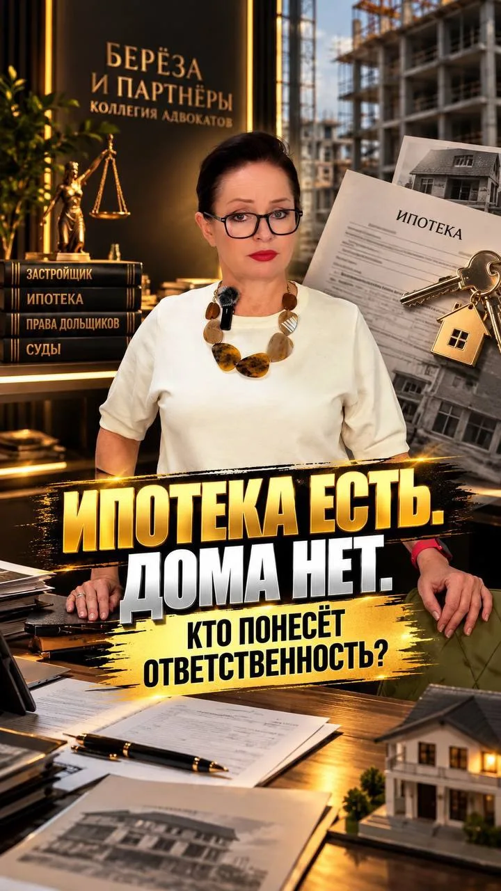 📢ИПОТЕКА ЕСТЬ. ДОМА НЕТ. КТО ПОНЕСЁТ ОТВЕТСТВЕННОСТЬ?