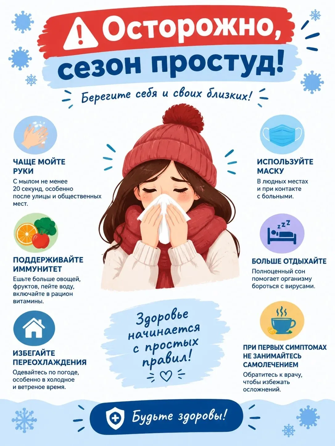 🍂 Сезон простуд: как сохранить здоровье и не пропустить любимые занятия?