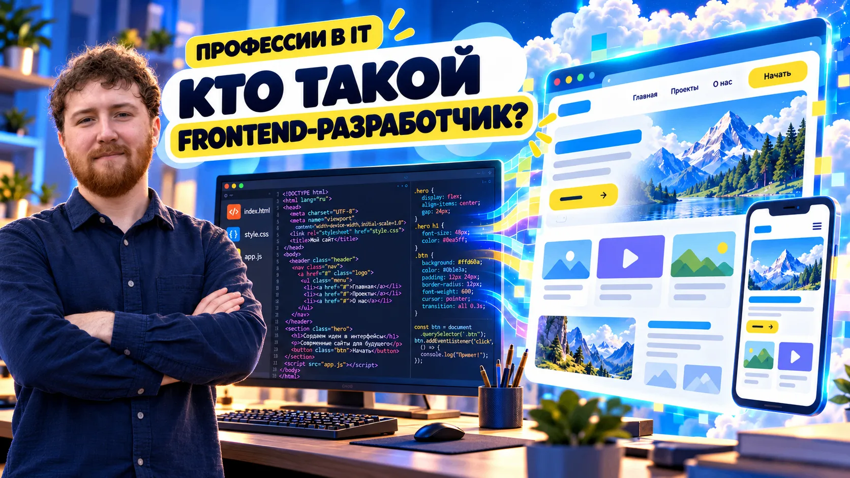 Профессии в IT: кто такой frontend-разработчик? 💻