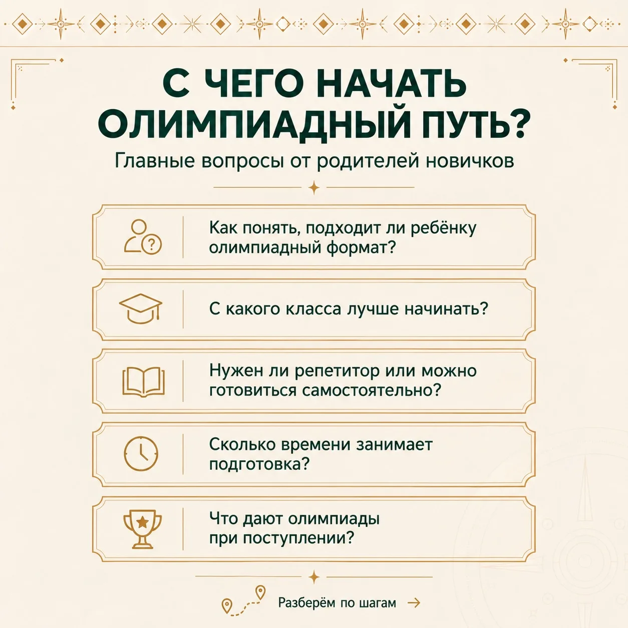 👇Что ждет вашего ребенка на олимпиадах? Отвечаем на главные вопросы