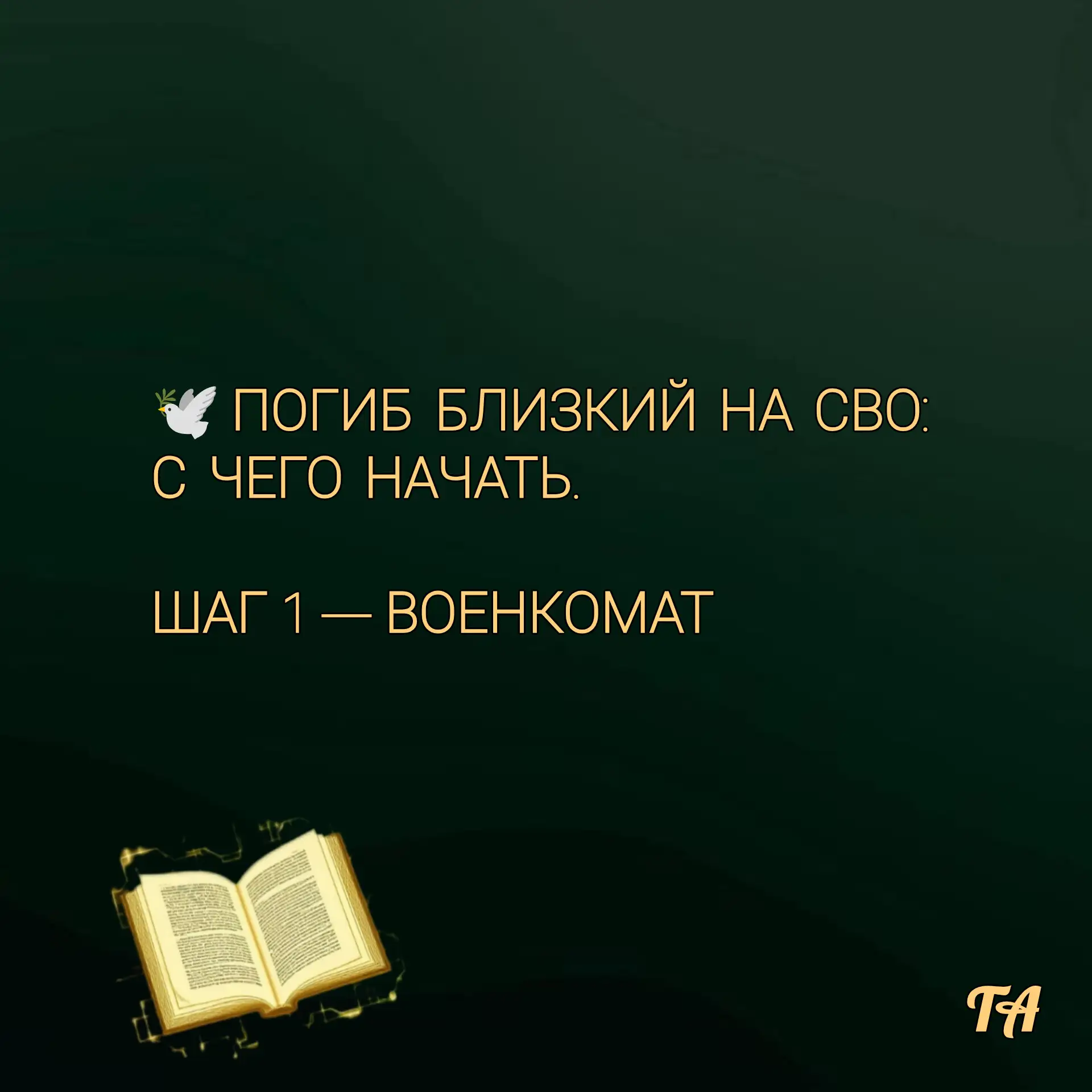 🕊️ ПОГИБ БЛИЗКИЙ НА СВО: С ЧЕГО НАЧАТЬ. ШАГ 1 — ВОЕНКОМАТ