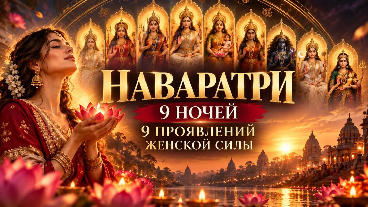🌺 Наваратри - 9 ночей, 9 проявлений женской силы