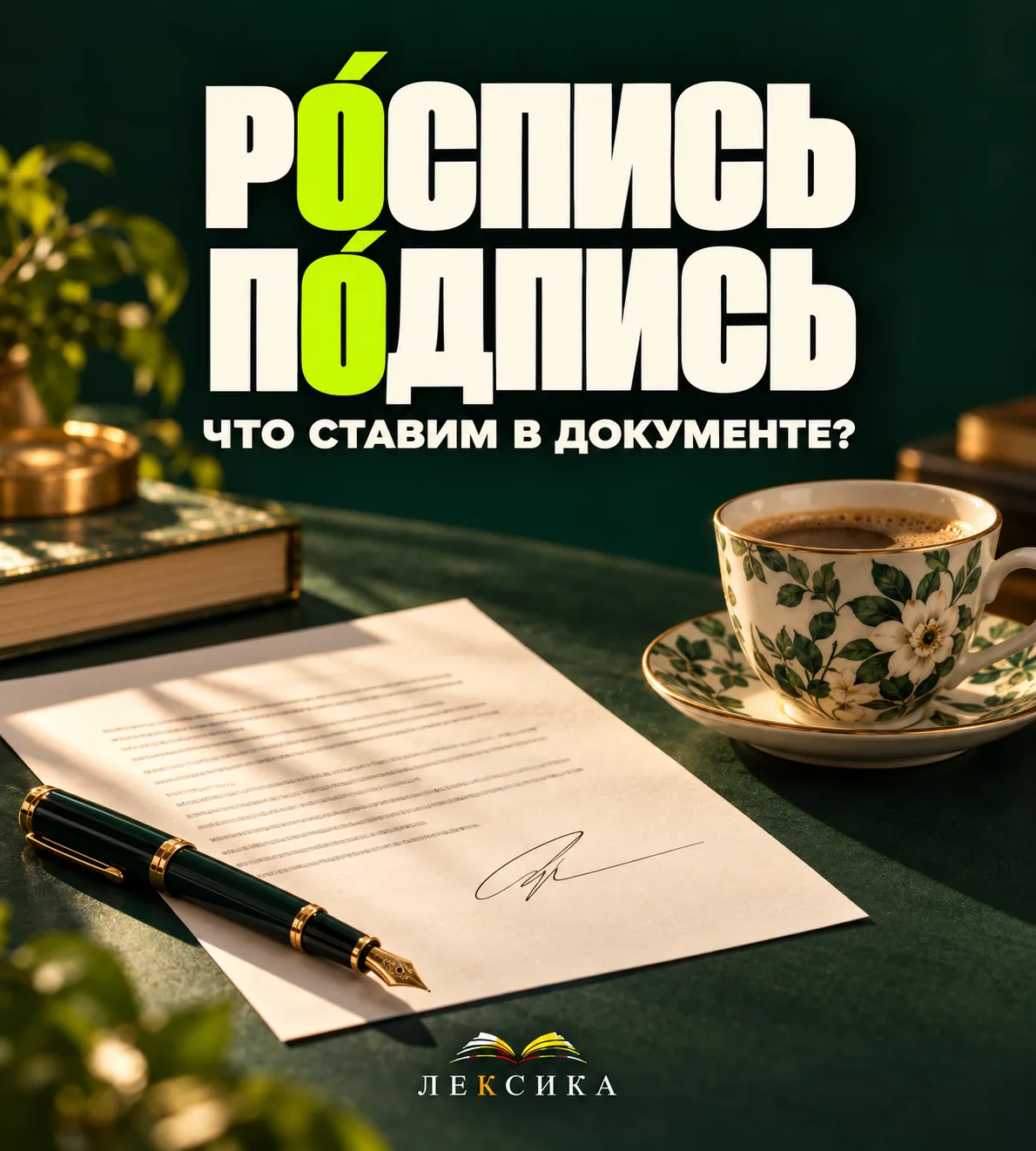 ✍️ «Поставьте роспись вот здесь». А что не так?