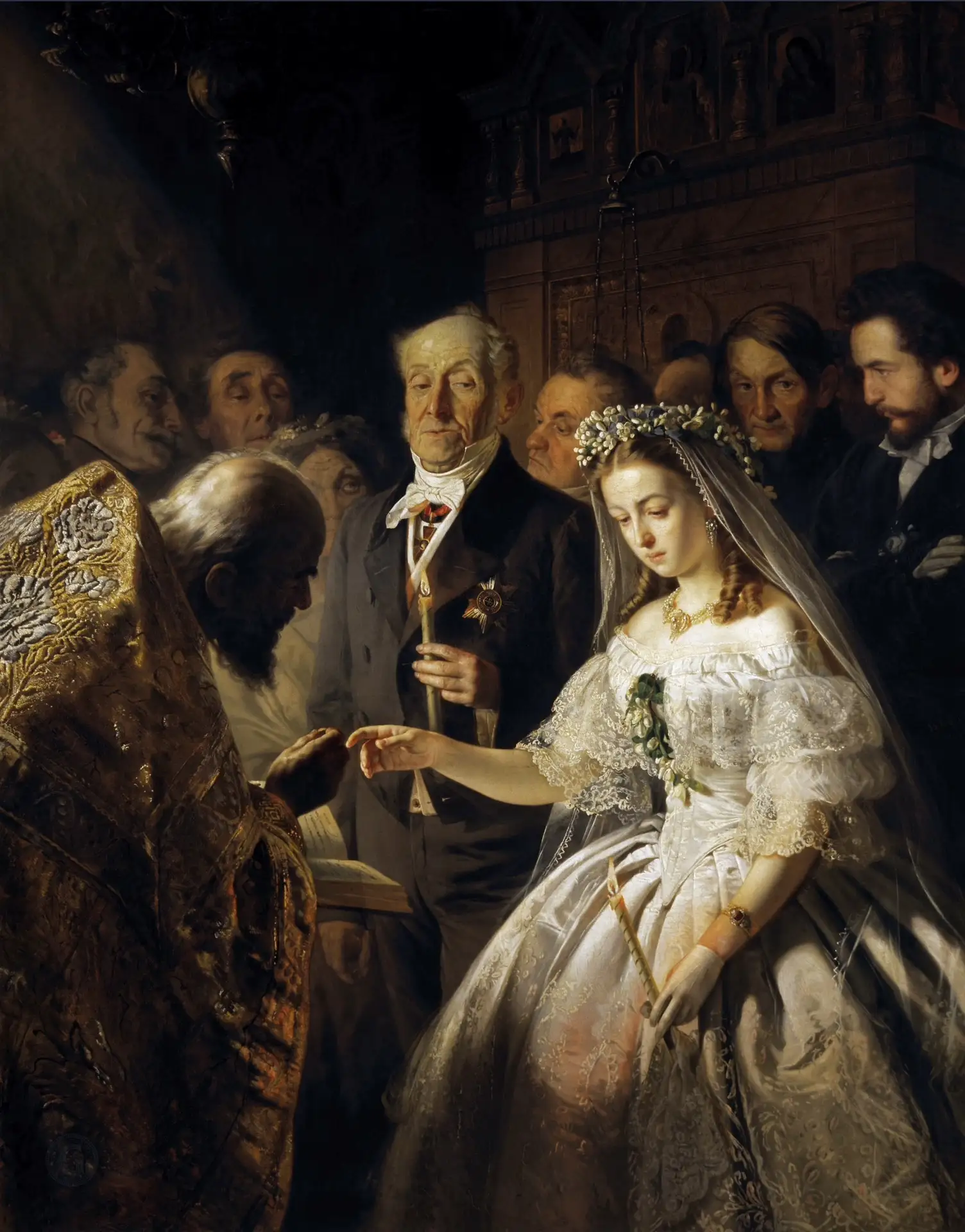 Василий Пукирев «Неравный брак» 1862 г.