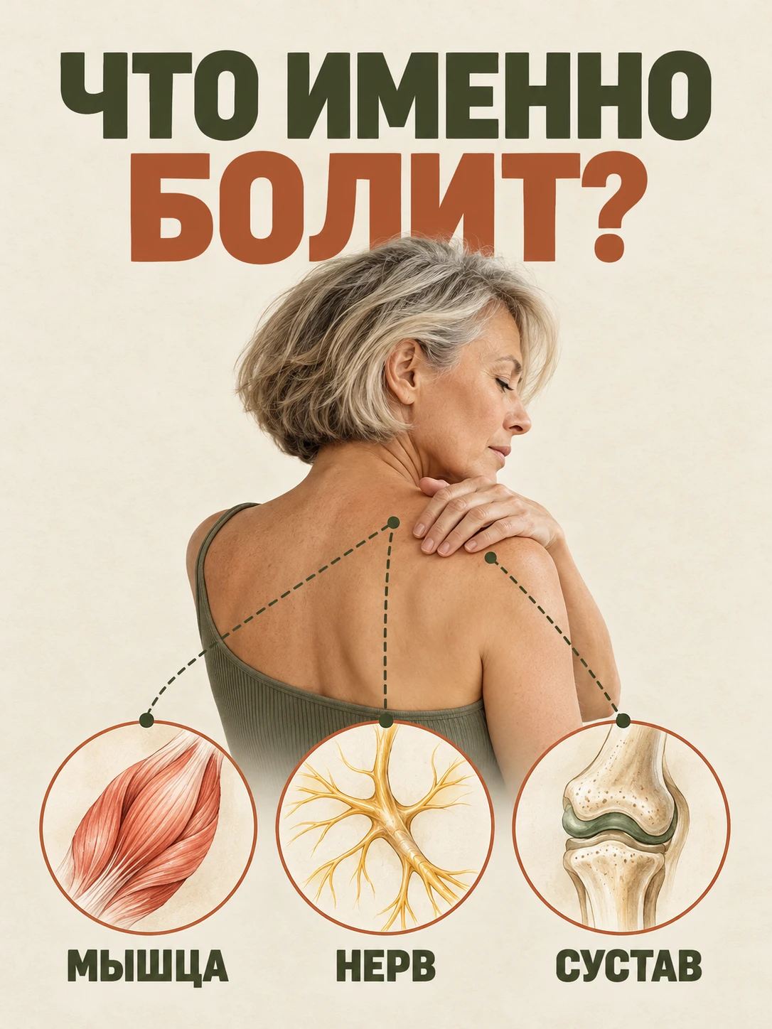 Болит – и вы сразу думаете: «ну, потянула мышцу»?