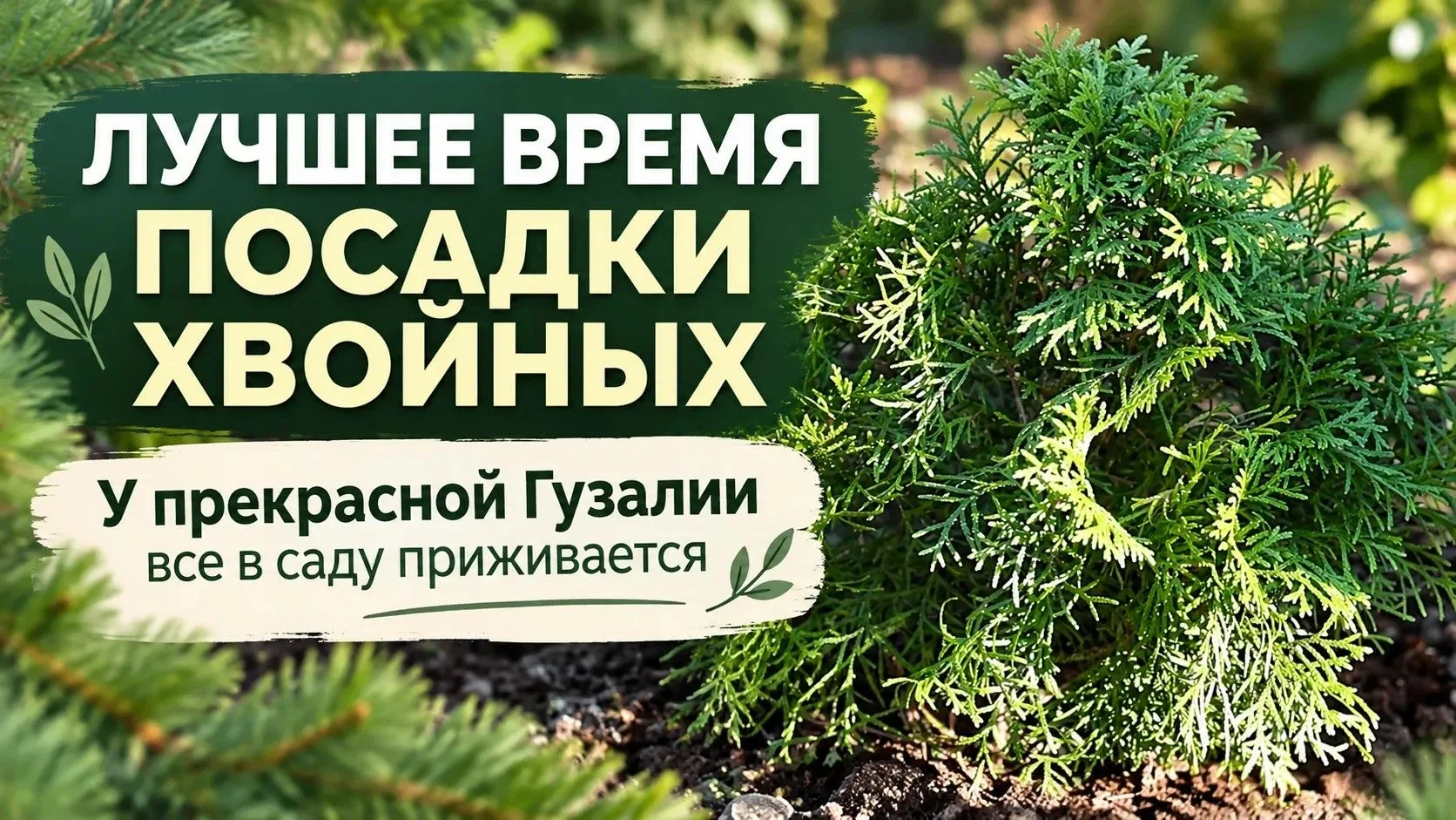 Почему я решила посадить туи осенью, а не ждать весны?